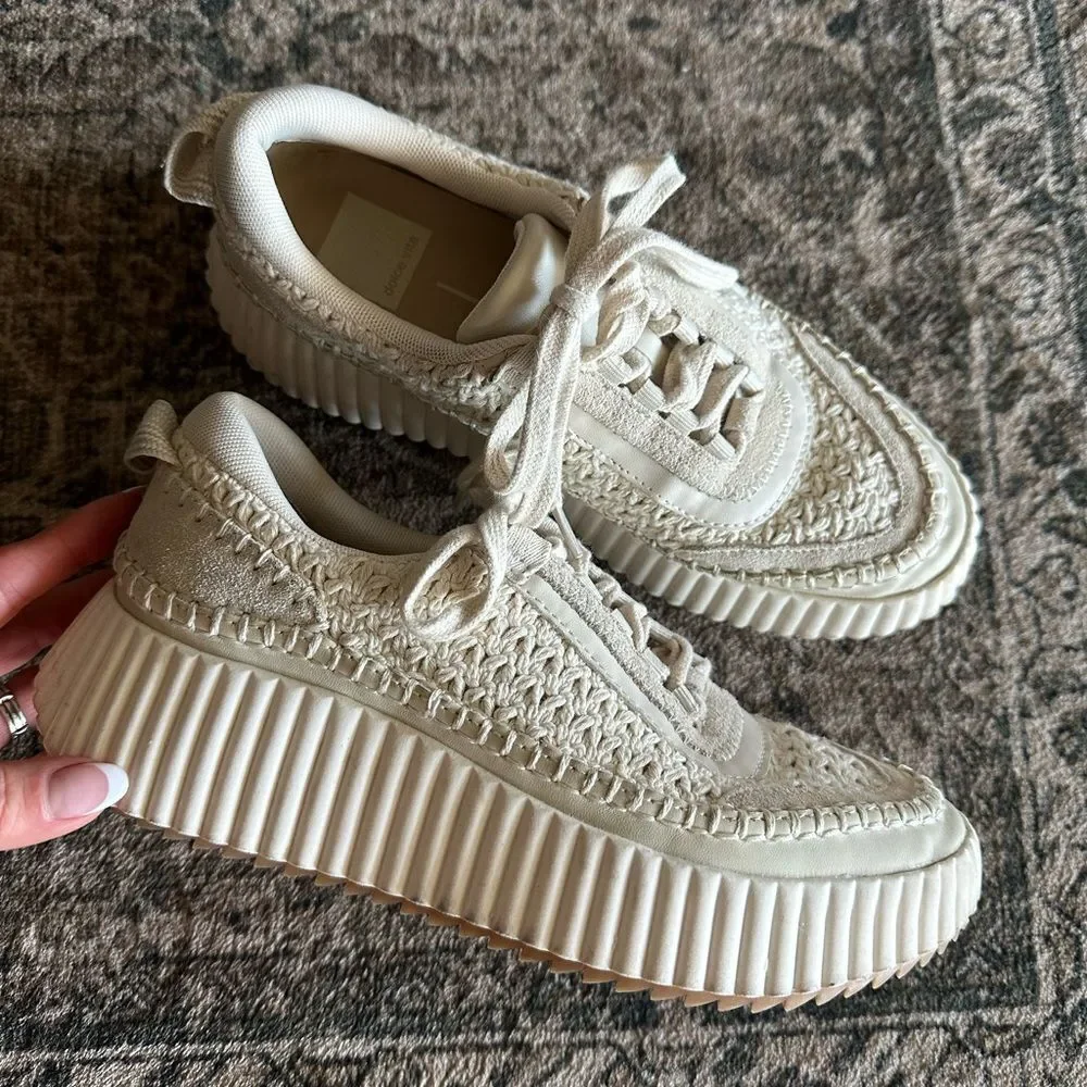 dolce vita Dolen Sneakers Sandstone Knit Size 7